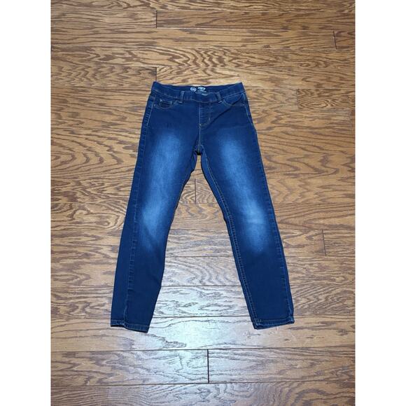 Jorache Youth Girls Blue Denim Skinny Stretch Jeans w/ Adjustable Waist, Sz 12 - Picture 1 of 4